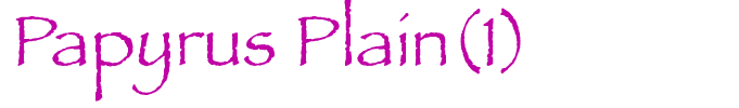 Papyrus Plain(1)